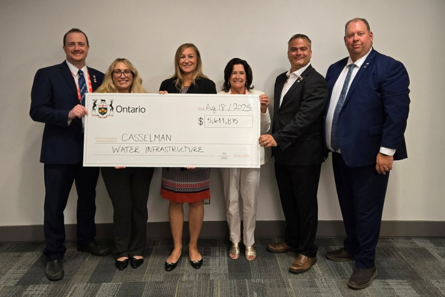 Casselman reçoit 5,6 M $ pour améliorer son usine de pompage
